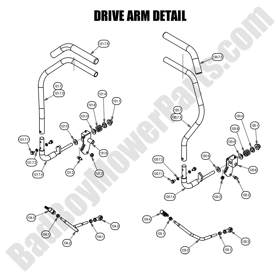 2021 ZT Elite - Drive Arm Detail